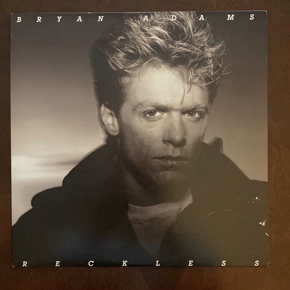 Bryan Adams Reckless Original Vinyl Record